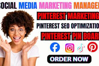 promote pinterest pins boards traffic seo ads social media marketing manager