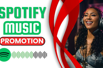 promote spotify monthly listeners, organic spotify music streams promotion