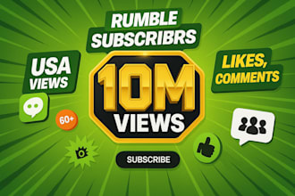 promote your rumble video organically and grow real followers