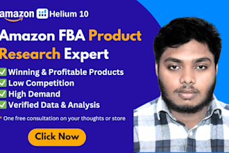do amazon fba product research and supplier research