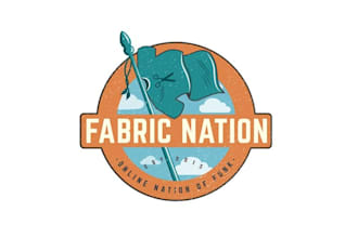 design excellent beautiful fabric nation logo