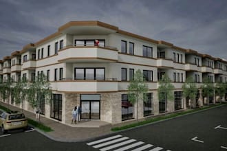 do 3d commercial home cafe shop retail store and home remodel with walkthrough