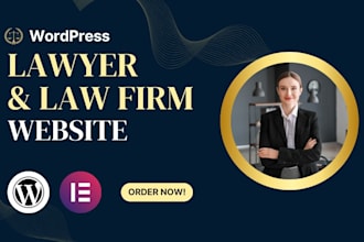 design a modern wordpress website for lawyers and law firms