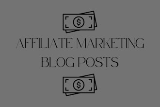 write an article with your affiliate marketing links
