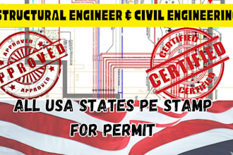 licensed architect, structural engineer pe stamp in maine, idaho, michigan, utah
