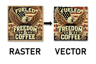 do vector tracing, vectorize image, recreate logo