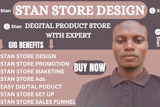 set up and design stan store online stores with free digital products