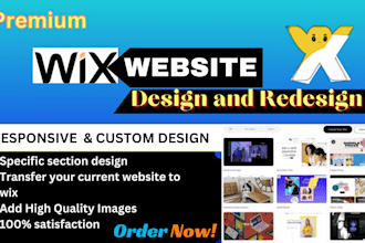 wix website  redesign and design wix expert ecommerce website cloning fix error