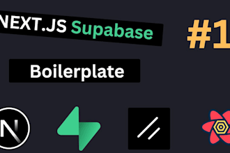 build react next js using bolt, lovable, v0, cursor ai, shadcn ui, supabase
