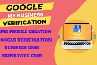set up verified gmb, google my business listing, gmb reinstate