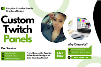 create personalized custom twitch panels