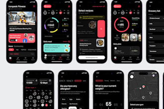 develop automotive app, car wash app, fantasy sport app, gym app, tracking app