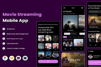 develop live chat streaming mobile app, music streaming, dating app for you