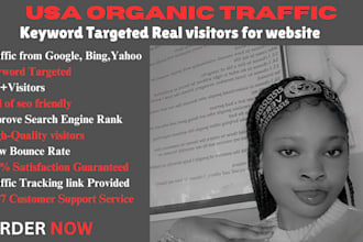 organic USA,UK website traffic to increase sales