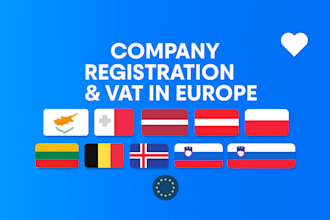 do company registration, vat in germany, malta, estonia latvia lithuania, poland