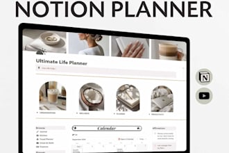 custom notion templates for life and business reselling on gumroad and etsy shop