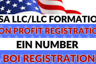 do USA and non USA llc non profit registration llc reinstate llc