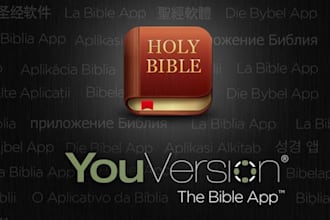 build quran app, bible app, religious app, educational book app, snapchat app