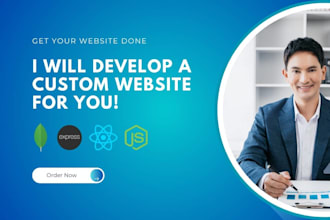 do website development, custom websites using mern react php