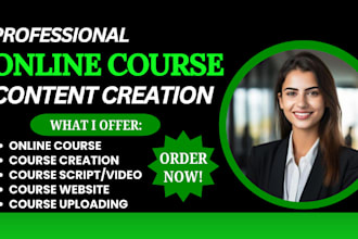 write online course content, course creation, mental health, scriptwriting, ppt