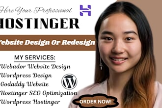 design hostinger website, redesign wordpress hostinger website webador website