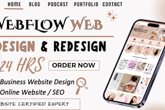 develop webflow website, square website design, figma to webflow, xd to webflow