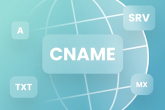 configure or repair the spf, dkim, dmarc, cname, mx, and dns recor