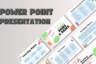 design a next level power point presentation for you