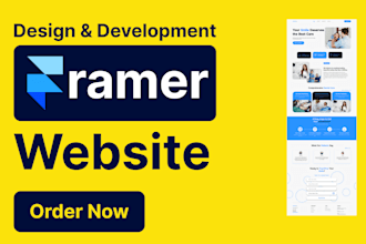 build framer website design redesign, figma to framer
