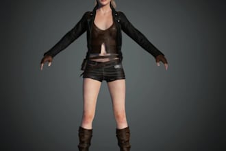 3d character model, fbx file of ue5 metahuman, cc4, memecoin 3d model, 3d avatar