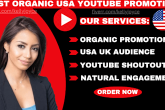 do fast organic USA youtube video promotion to USA audience boost USA views
