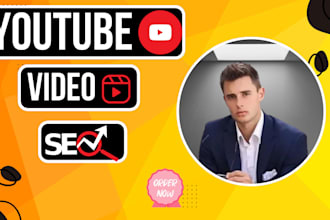 be youtube SEO expert and growth manager for channel organic promotion