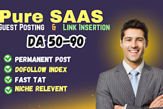 pure saas guest posting and link insertion