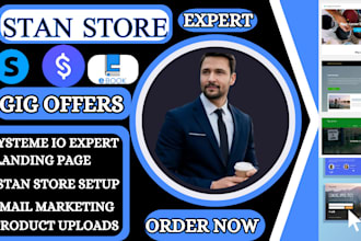 do stan store setup,  systeme  io sales funnel, stan store marketing, beacon ai