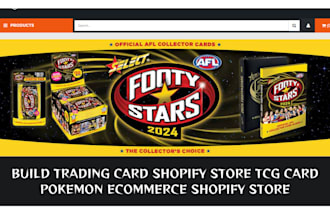 build trading card shopify store tcg card pokemon ecommerce shopify store