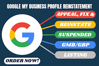 reinstate suspended google my business profile, fix gmb listing suspension