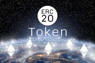 create erc20 token bep20 token with advanced security and smart contract