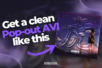 design a custom avi logo that makes your profile pop
