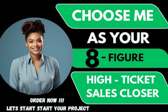 do high ticket commission sales closer for lead generation sales representative