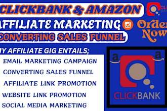 setup clickbanksales affiliate marketing with link promotion for passive income