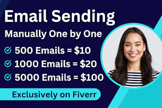 send emails manually one by one for you