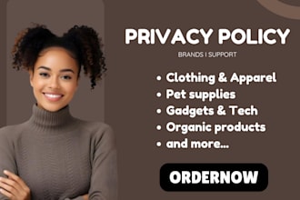 write brands privacy policy terms and conditions legal contract terms of service