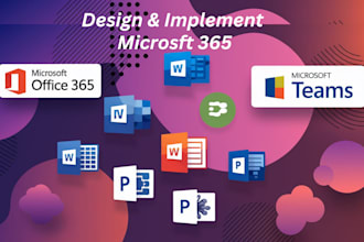 set up microsoft 365, teams, exchange, onedrive, outlook and sharepoint
