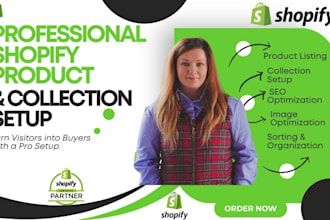 set up products and collections for your shopify store