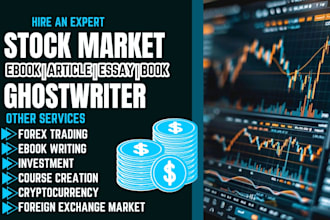 write stock market, stock trading, forex trading ebook, investment, crypto