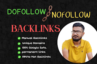 build pro organic dofollow and nofollow backlinks