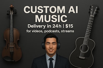 create custom ai music in 24h