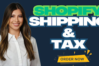 setup shipping and tax, fix bug and shopify manager
