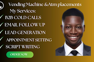 expert cold calling for vending machine and atm placements