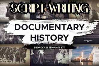 write true crime scriptwriter, podcast, and youtube video scripts, documentary